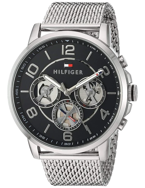 Montre Tommy Hilfiger 1791292 en Acier Poli et Cadran Bleu Marine
