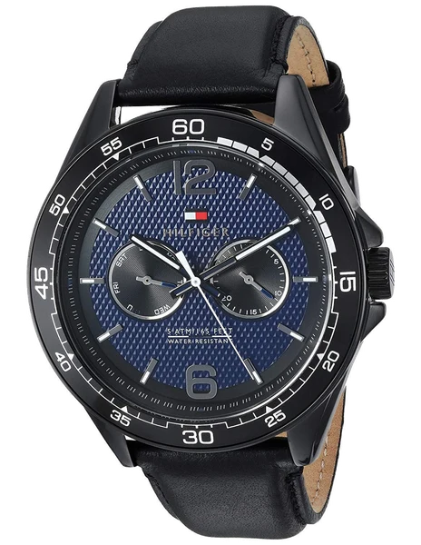 Montre Tommy Hilfiger 1791368 Sophisticated Sport Bracelet Cuir Noir