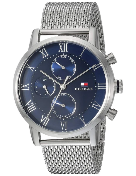 Montre Tommy Hilfiger 1791398 Argent Maille Milanaise