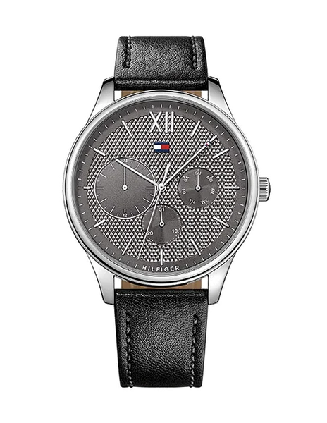 Montre Tommy Hilfiger 1791417 Damon Bracelet Cuir Noir