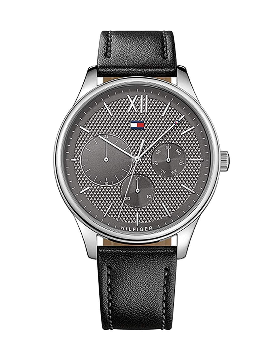 Montre Tommy Hilfiger 1791417 Damon Bracelet Cuir Noir