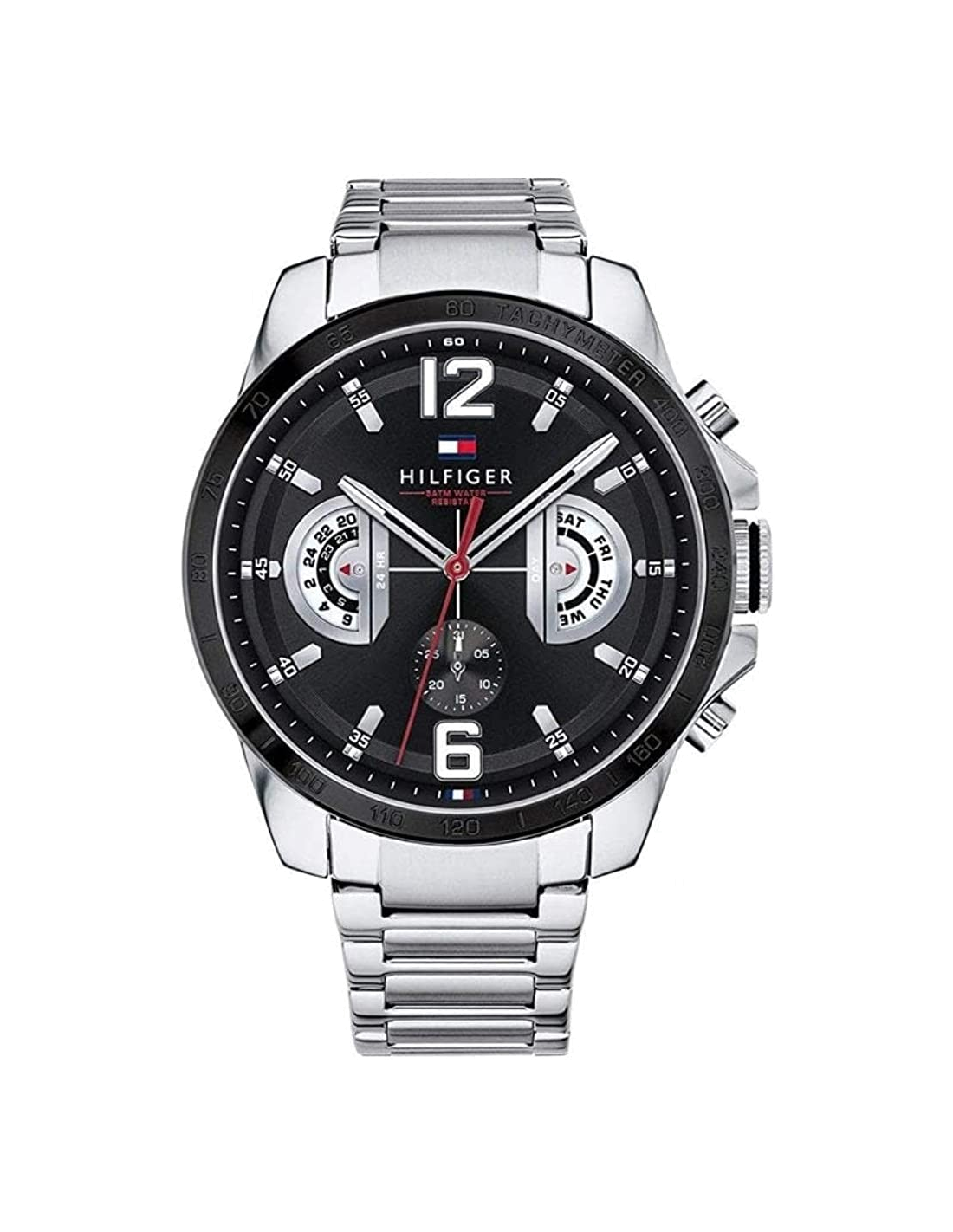 Montre Tommy Hilfiger 1791472 Decker Chronographe Acier Noir