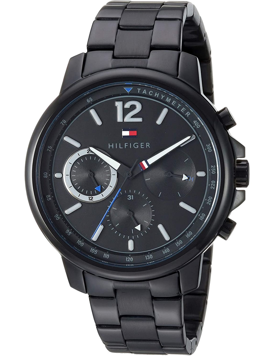 Montre Homme Tommy Hilfiger 1791529 Landon Chronographe Acier Noir