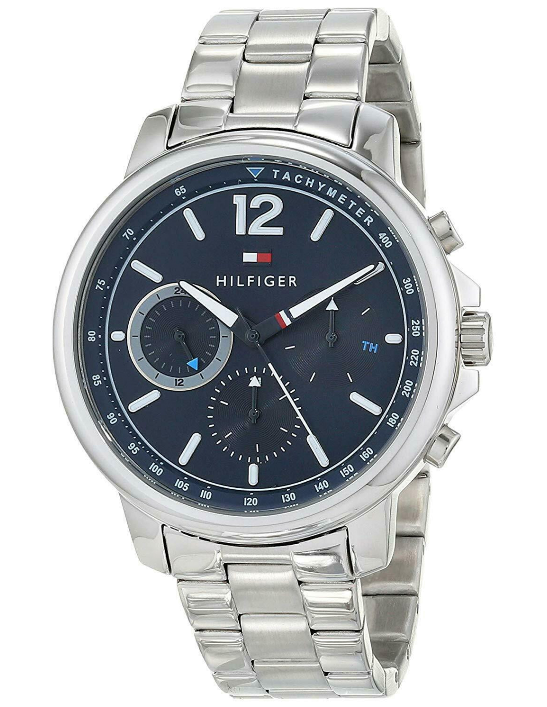 Montre Tommy Hilfiger 1791534 Landon avec Bracelet Cuir et Multi-cadrans