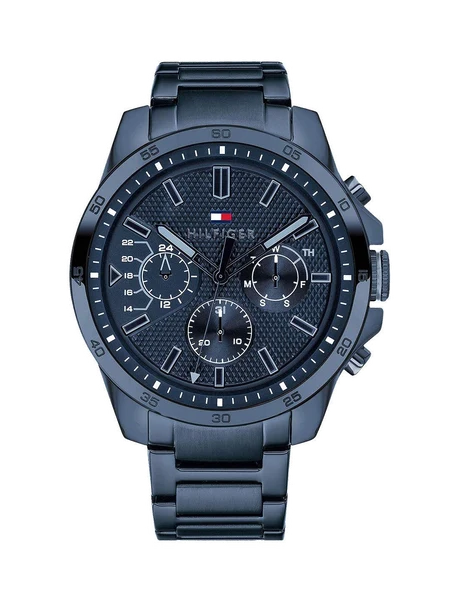 Montre Homme Tommy Hilfiger Decker 1791560 en acier bleu