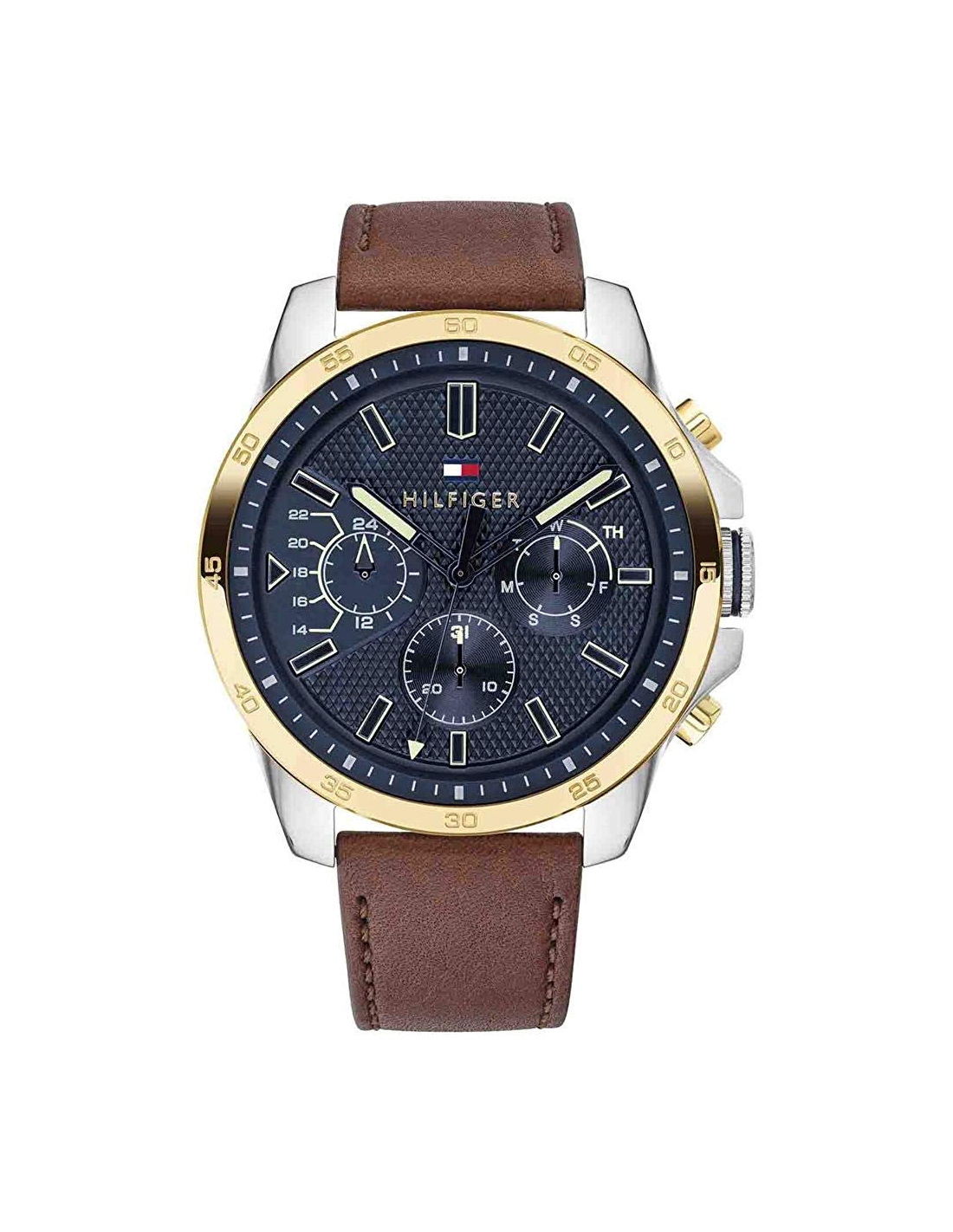 Montre Tommy Hilfiger 1791561 Decker avec bracelet en cuir marron