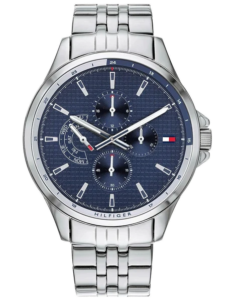 Montre Tommy Hilfiger 1791612 Shawn en Acier Doré et Cadran Bleu