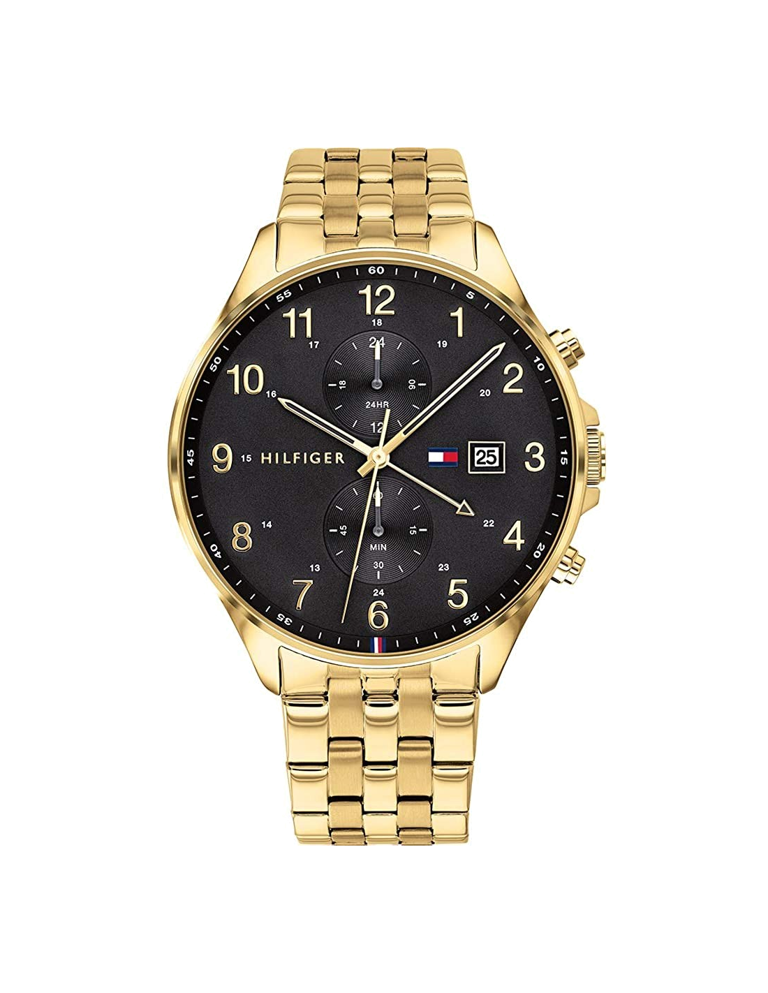 Montre Tommy Hilfiger 1791708 West en acier doré multifonction
