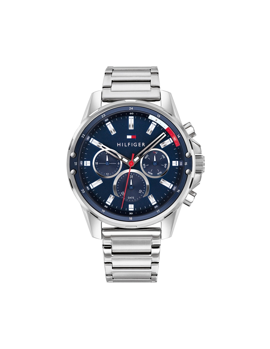 Montre Tommy Hilfiger 1791788 Mason Chronographe en Acier et Cadran Bleu