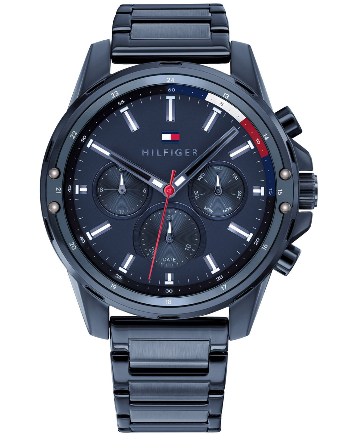 Montre Tommy Hilfiger 1791789 Mason Chronographe en Acier Bleu