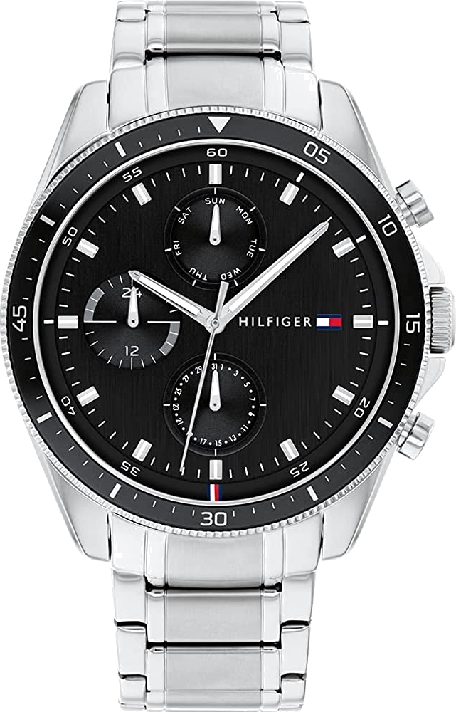 Montre Tommy Hilfiger 1791835 Parker Acier et Cadran Noir