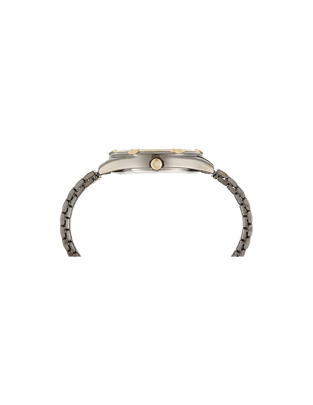 Montre Homme US Polo USC80047, boîtier bicolore gris et or, bracelet noir vue 3