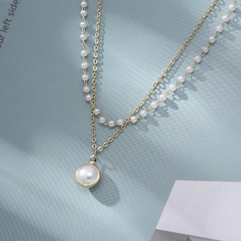 Collier pour femme Victoria Bradley C301 en acier plaqué or fin vue 4