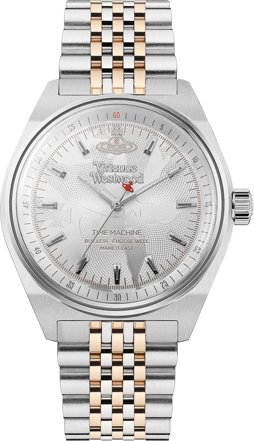 Montre Femme Vivienne Westwood Lady Sydenham VV251WSSR bracelet bicolore en acier cadran argenté