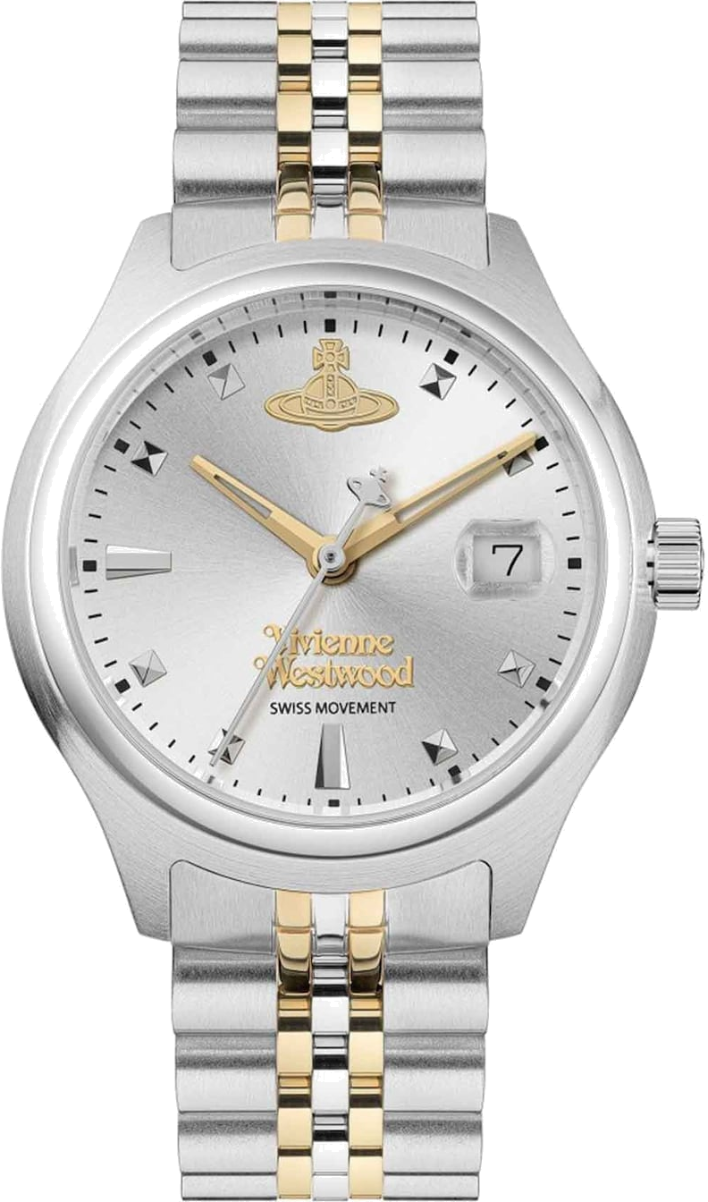 Montre Femme Vivienne Westwood Little Camberwell VV311SLSG bracelet bicolore en acier cadran argenté