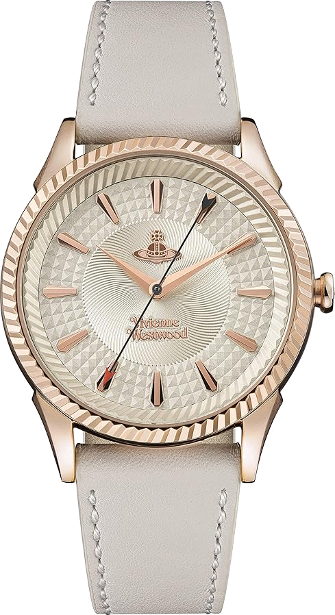 Montre Femme Vivienne Westwood Seymour VV240RSWH bracelet en cuir cadran blanc