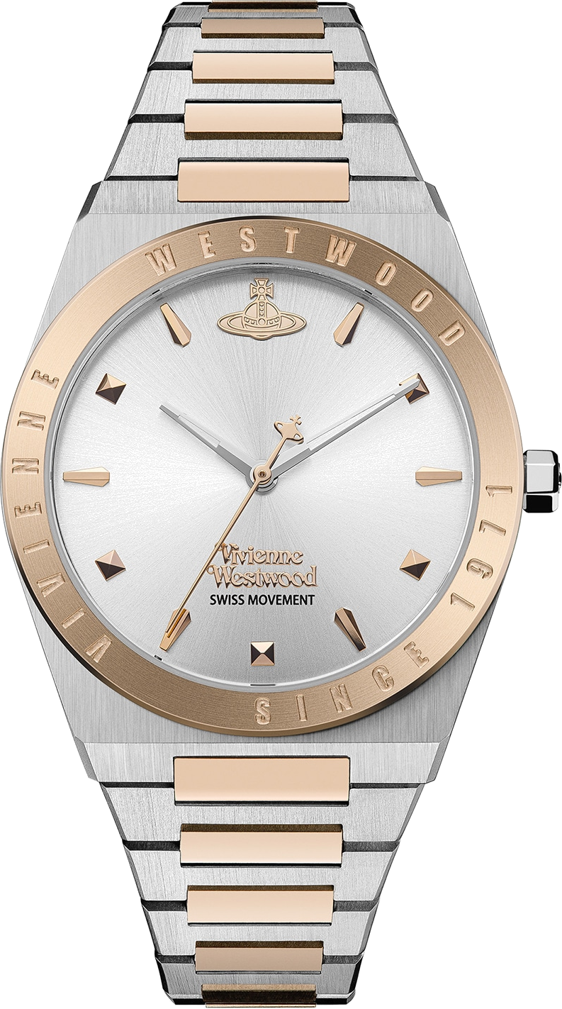 Montre Femme Vivienne Westwood Charterhouse VV244SLSR bracelet bicolore en acier cadran argenté