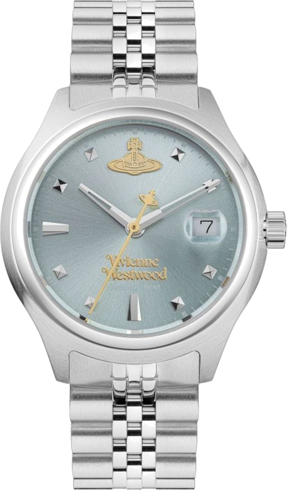 Montre Femme Vivienne Westwood VV311LBLSL Acier Argenté et Cadran Bleu