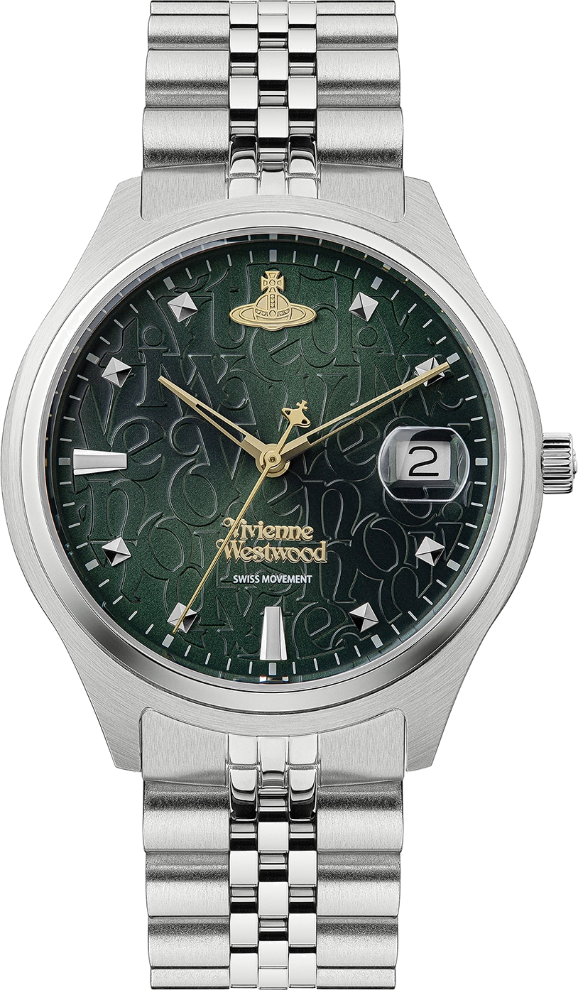 Montre Vivienne Westwood VV261GRSL Bracelet Acier et Cadran Vert Profond