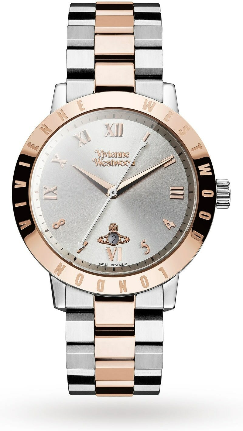 Montre Vivienne Westwood VV152RSSL Acier Bicolore et Cadran Argenté