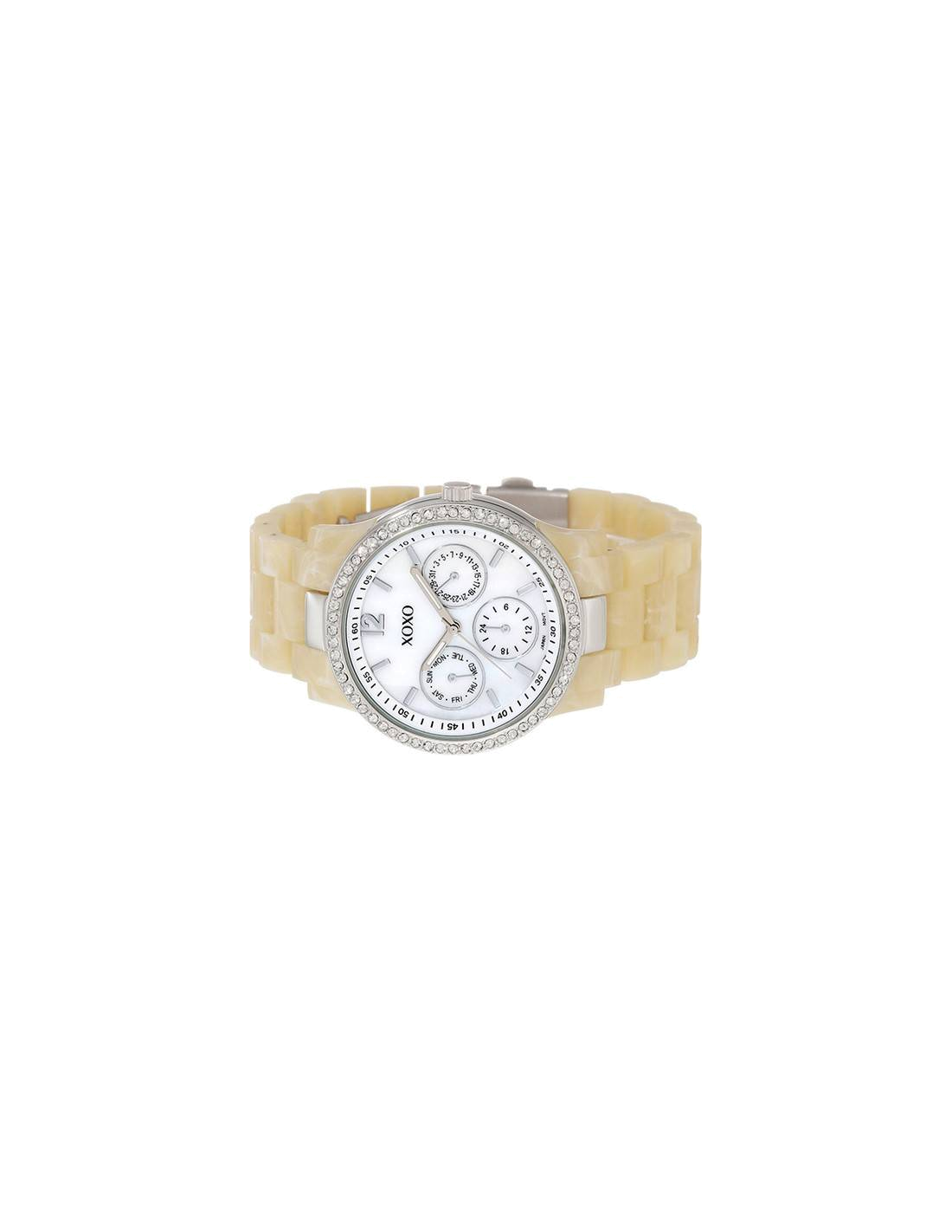 Montre Femme XOXO Réf. XO5523 Cadran Blanc Bracelet Beige vue 2